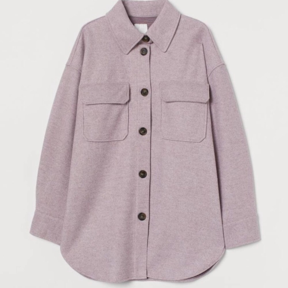H&M Purple Shacket - Picture 3 of 3